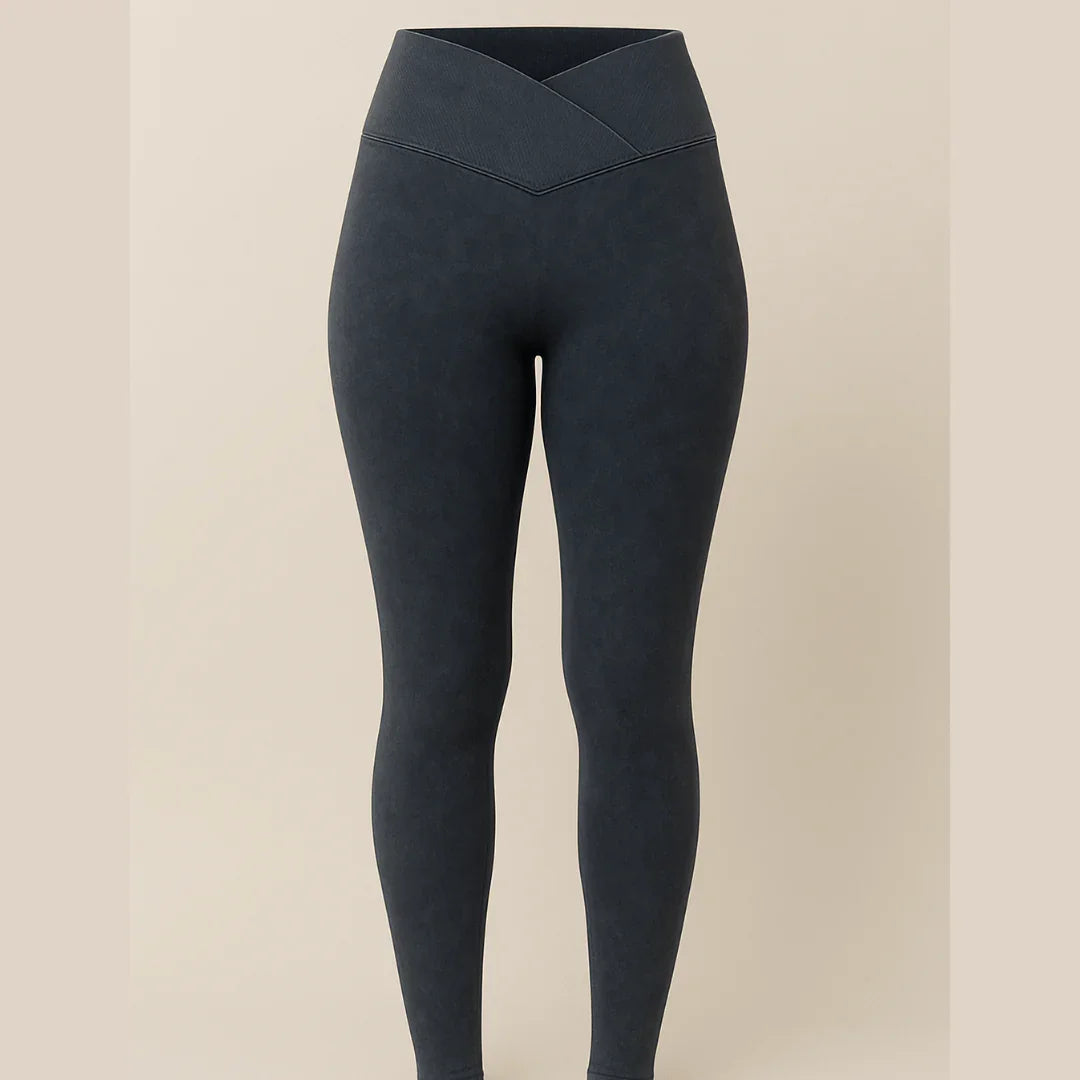 Chiclo Mid Rise V-Sculpt Scrunch Leggings