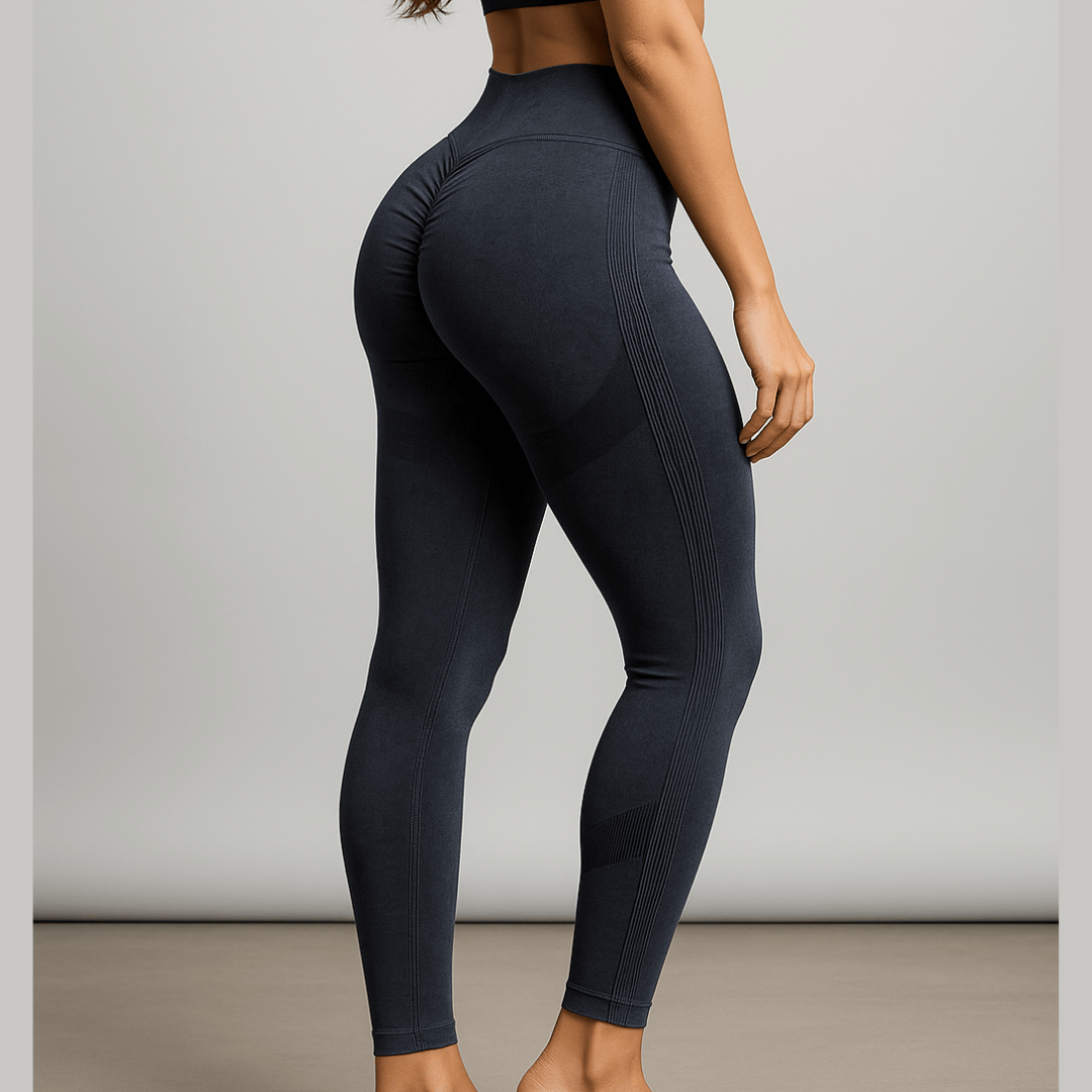 Chiclo Mid Rise V-Sculpt Scrunch Leggings