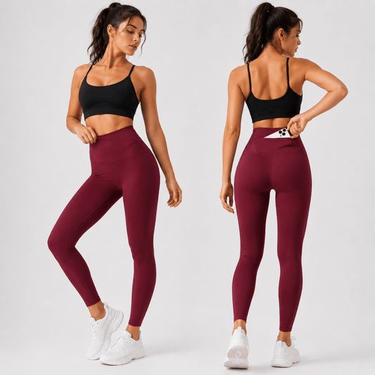 Chiclo Back Pocket High Rise Tights - Chiclo