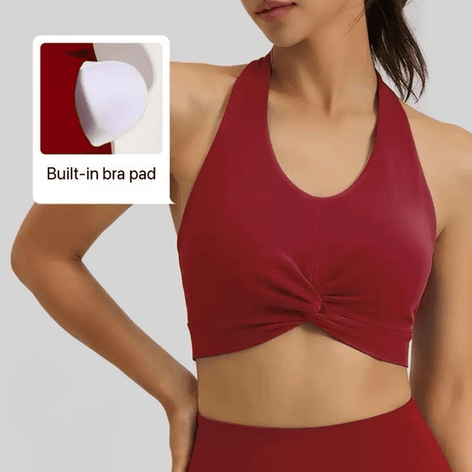 Chiclo Bare Back Halter Padded Top - Chiclo