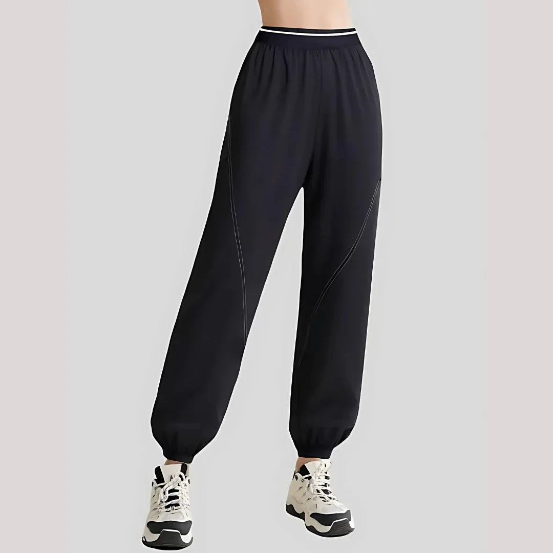 Chiclo Contrast Stitch Joggers - Chiclo