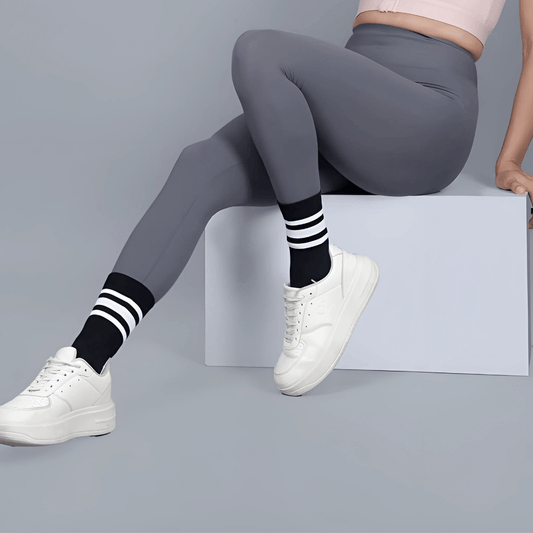 Chiclo High Waisted Seamless Anti - Wrinkle Tights - Chiclo