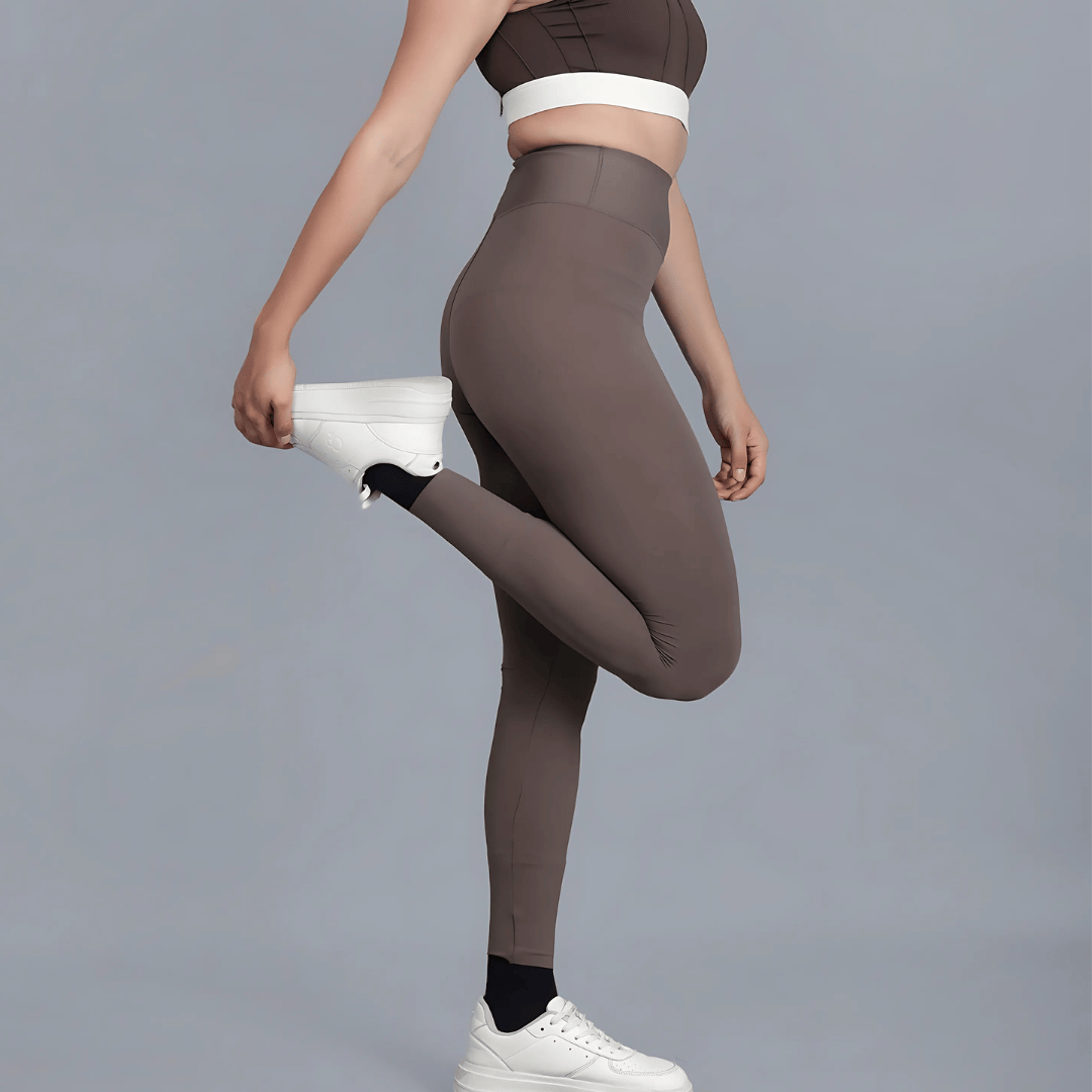 Chiclo High Waisted Seamless Anti - Wrinkle Tights - Chiclo