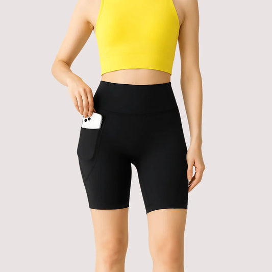 Chiclo HighRise Sculpt Pocket Shorts - Chiclo