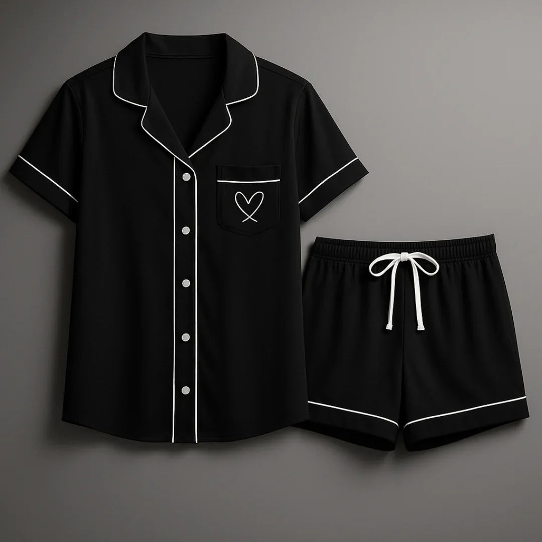 Chiclo Pillow Talk Loungewear Shorts Set - Chiclo