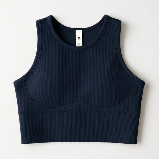 Chiclo Ribbed AirMove Active Bra Top - Chiclo