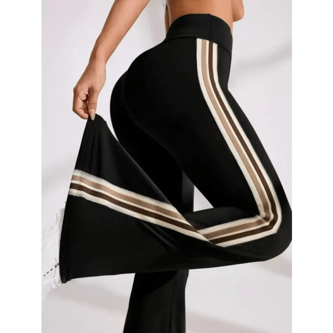 Chiclo Side Line High - Waisted Bootcut Pants - Chiclo