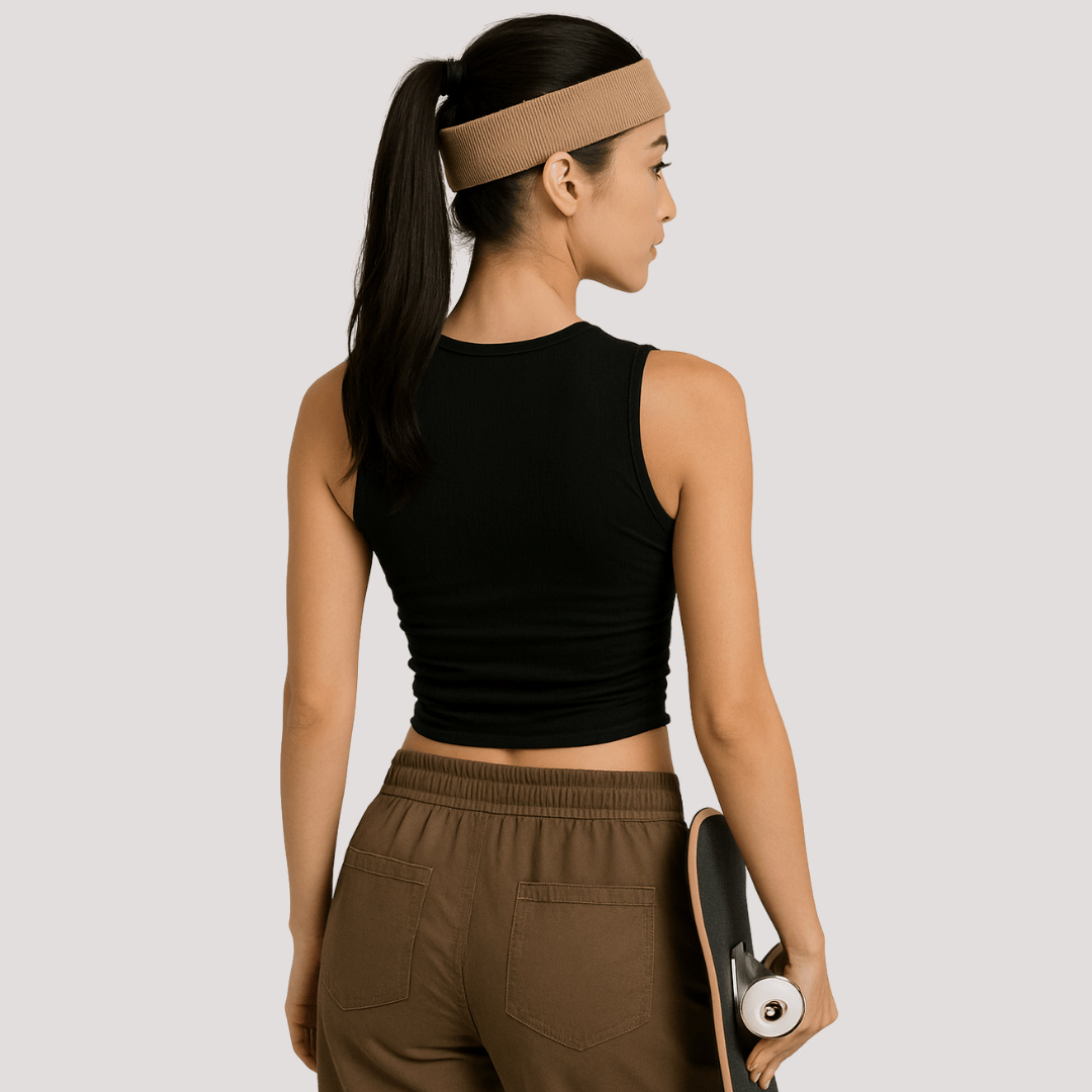 Chiclo SnatchFit Ruched Crop Top - Chiclo