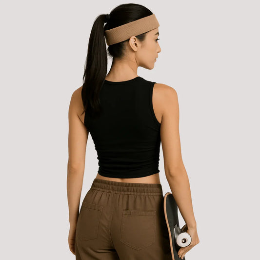 Chiclo SnatchFit Ruched Crop Top - Chiclo