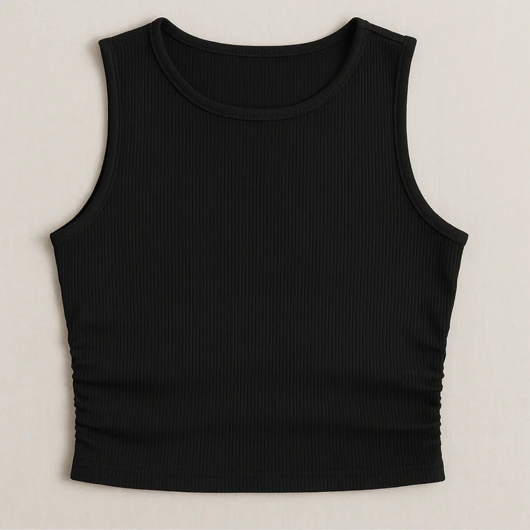 Chiclo SnatchFit Ruched Crop Top - Chiclo