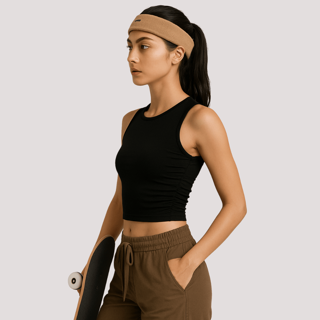 Chiclo SnatchFit Ruched Crop Top - Chiclo