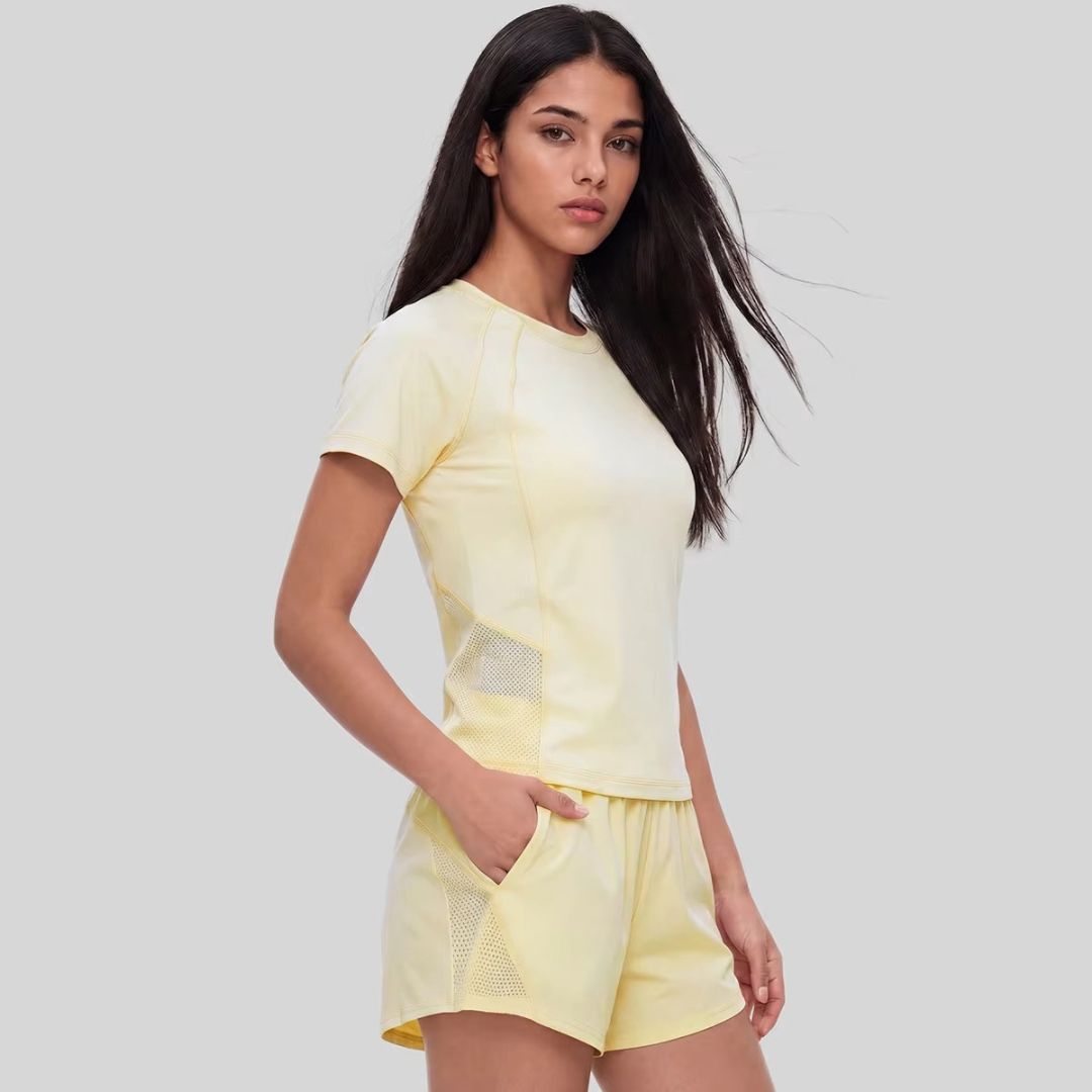 Chiclo Tempo Mesh-Insert Short Set