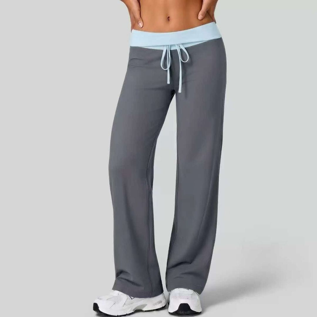 Chiclo CloudPop Foldover Wide-Leg Pant