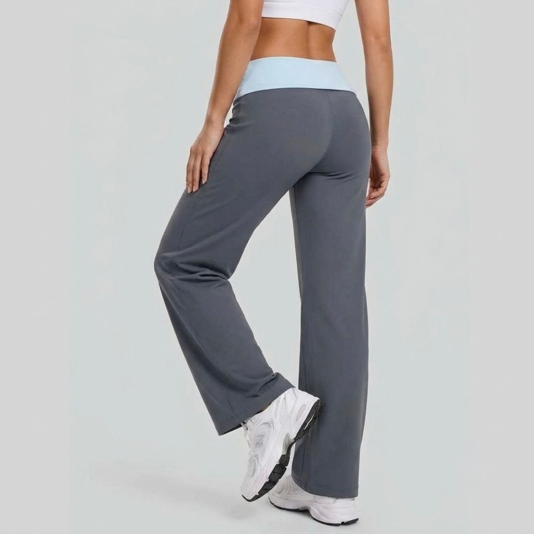 Chiclo CloudPop Foldover Wide-Leg Pant