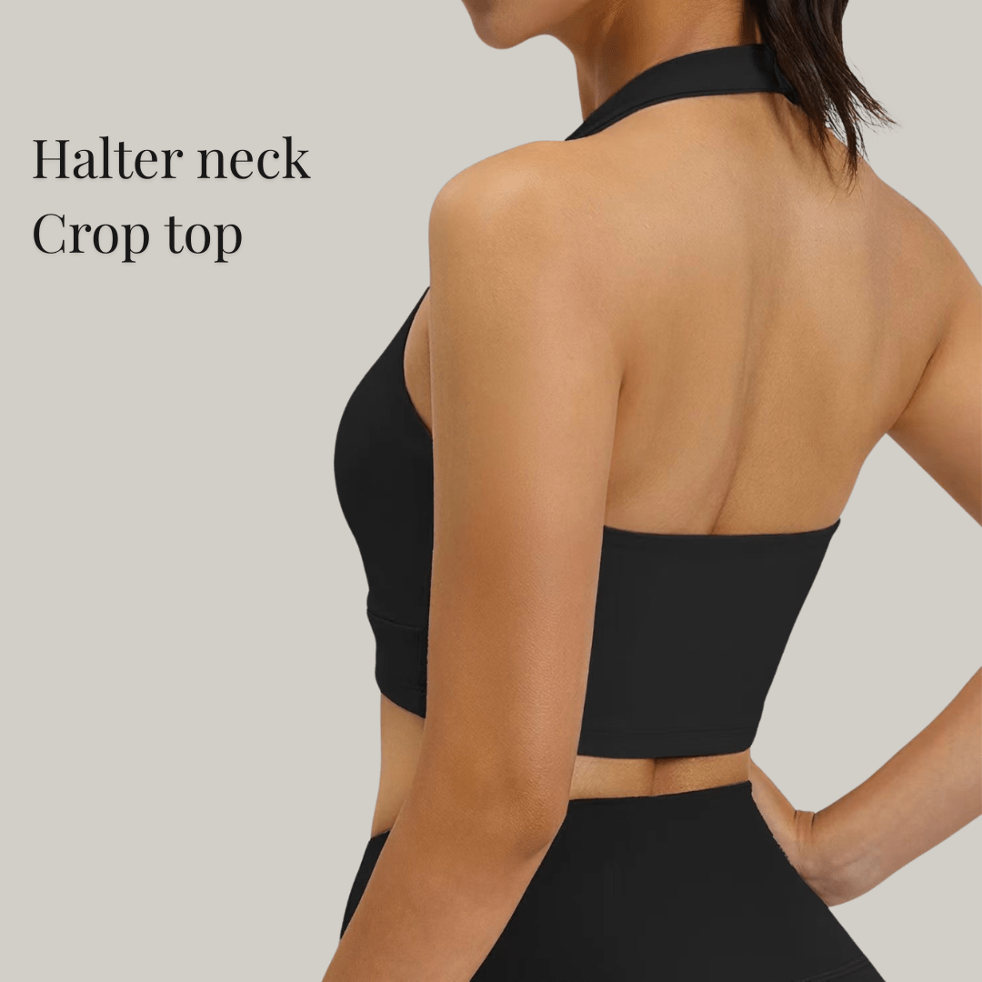Chiclo Bare Back Halter Padded Top - Chiclo