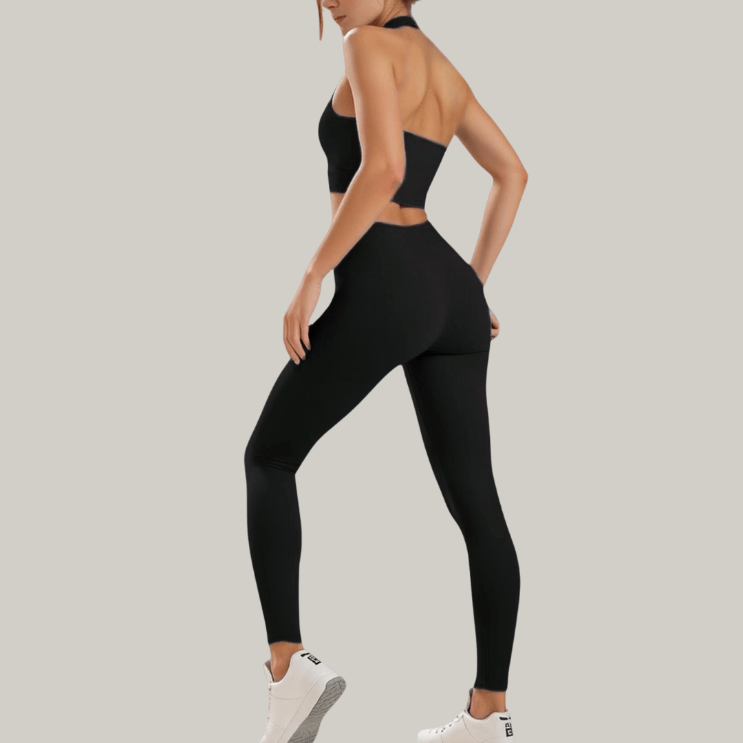Chiclo Bare Back Halter Padded Top - Chiclo