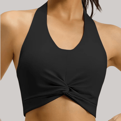 Chiclo Bare Back Halter Padded Top - Chiclo