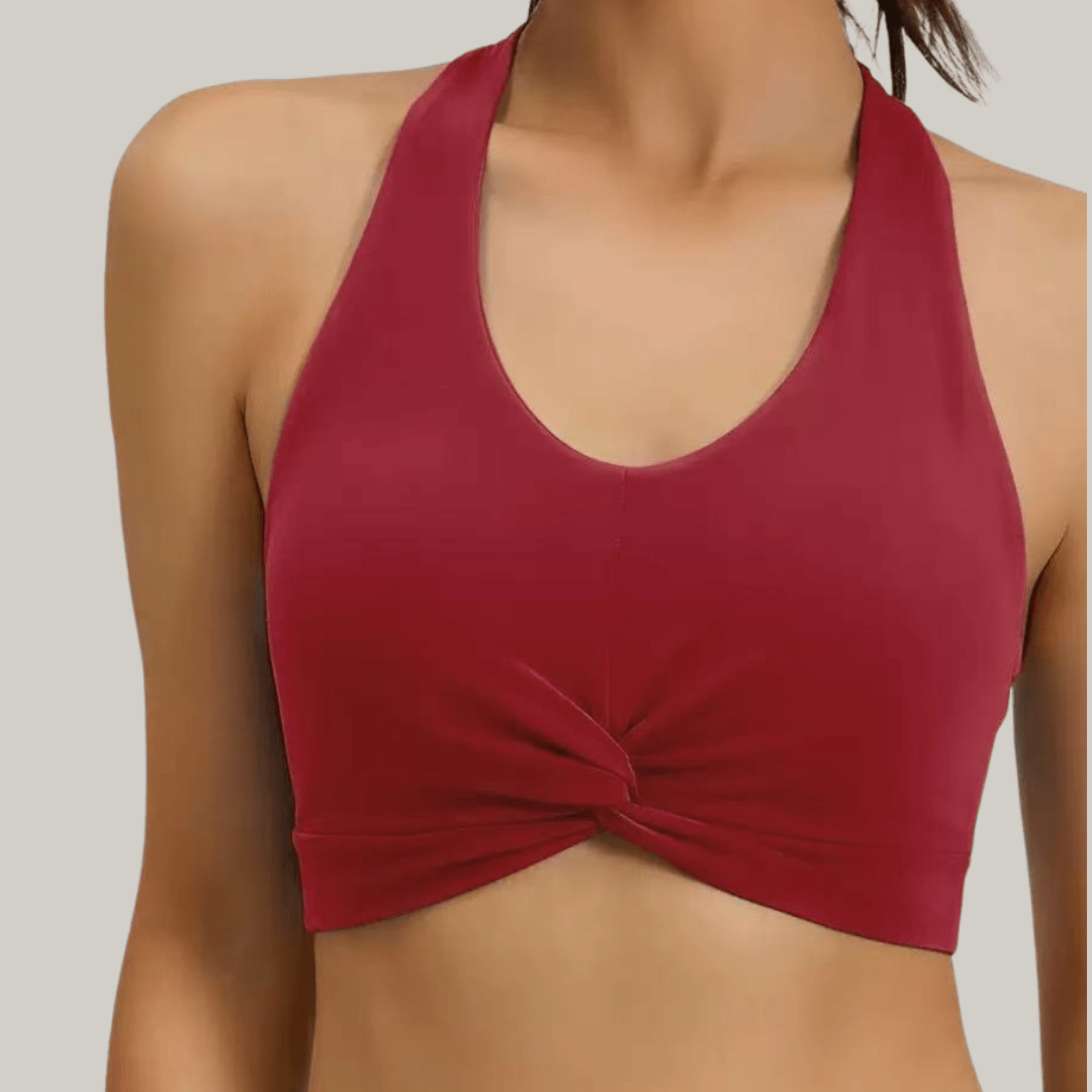 Chiclo Bare Back Halter Padded Top - Chiclo