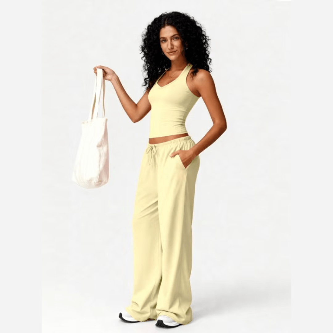 Chiclo Butter Glow Padded Active Set For Women - Chiclo
