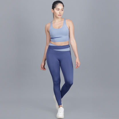 Chiclo Contrast Trim 3 Piece Workout Set - Chiclo