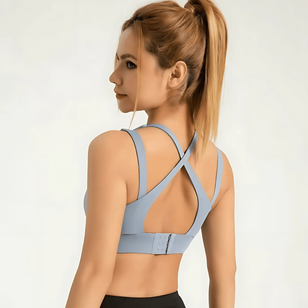 Chiclo Criss - Cross Back Padded Sports Bra - Chiclo