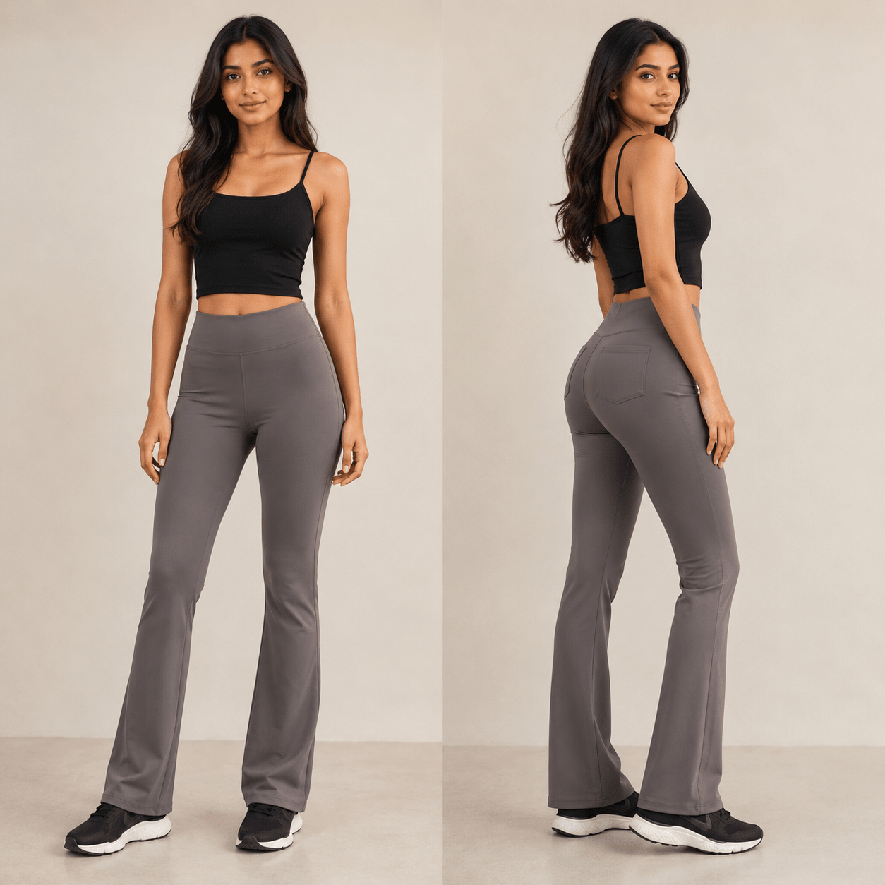 Chiclo Curve Pocketed Flare Pants - Chiclo