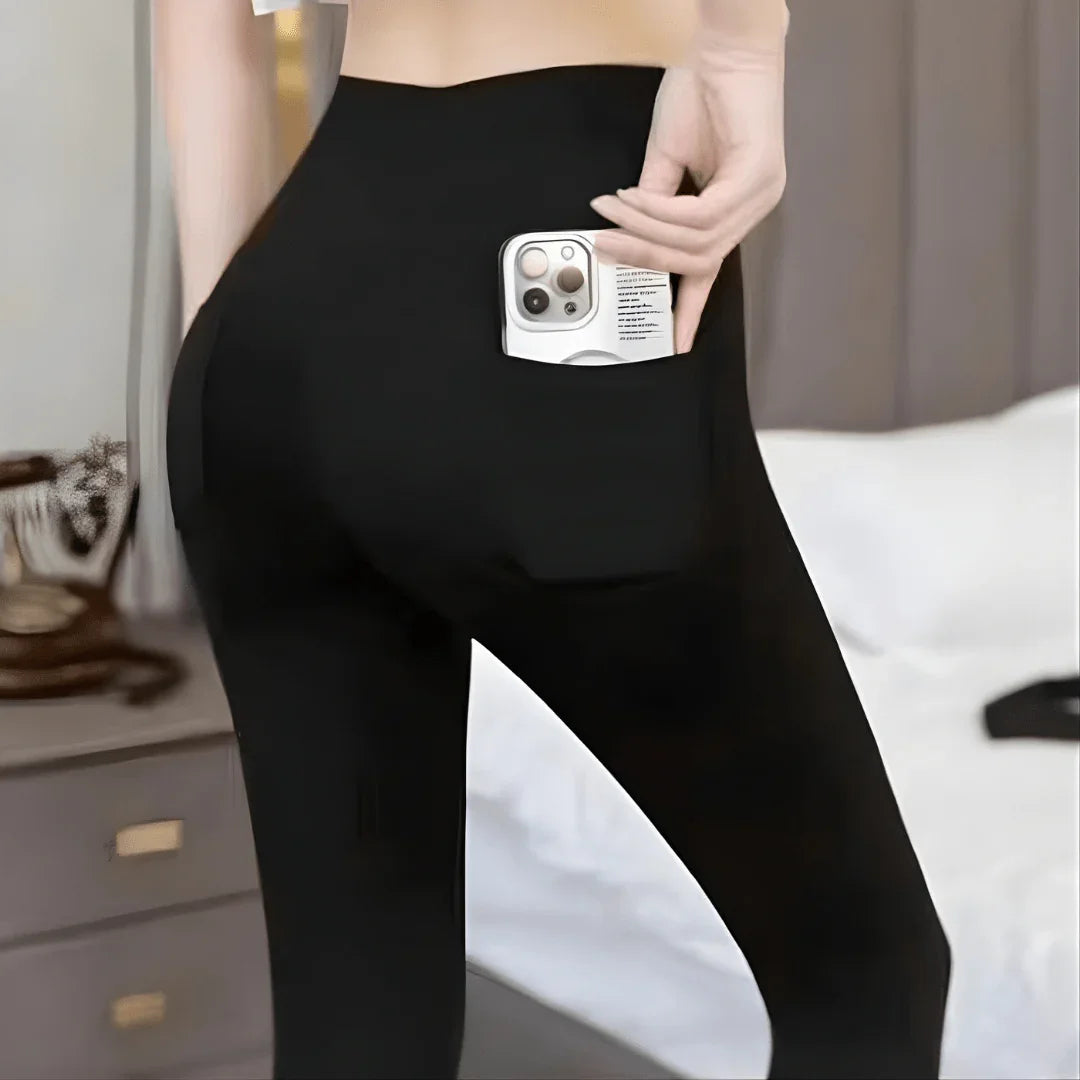 Chiclo Curve Pocketed Flare Pants - Chiclo