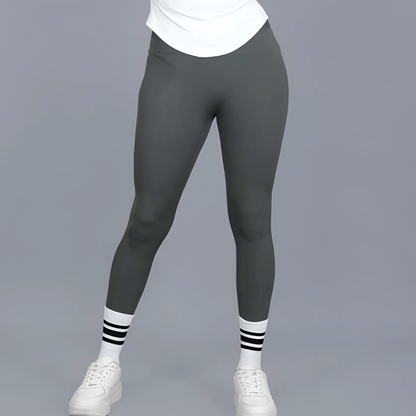 Chiclo High Waisted Seamless Anti - Wrinkle Tights - Chiclo