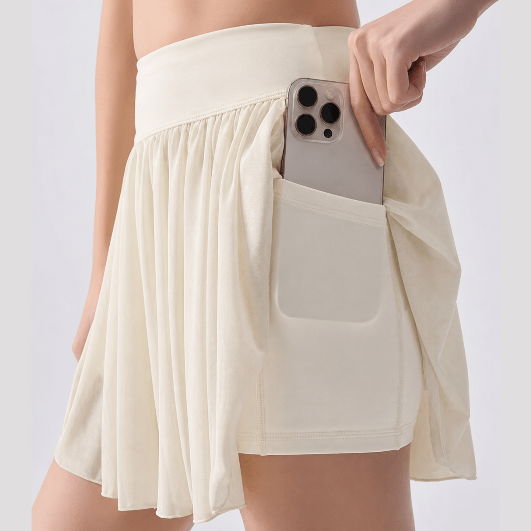 Chiclo Sheer Statement Skort For Women - Chiclo