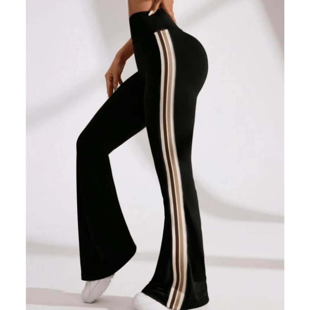 Chiclo Side Line High - Waisted Bootcut Pants - Chiclo