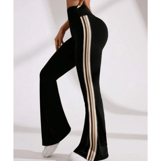 Chiclo Side Line High - Waisted Bootcut Pants - Chiclo
